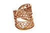 Filigree Links Ring. Rose Gold
