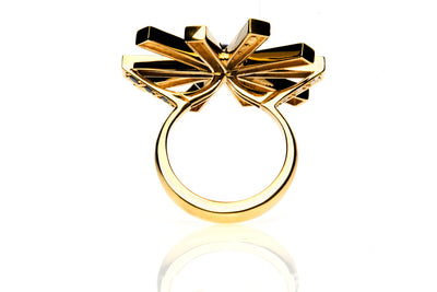 Diamond "SOL" Cocktail Ring - Arabel Lebrusan
