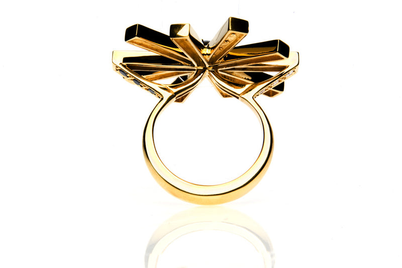 Diamond "SOL" Cocktail Ring - Arabel Lebrusan