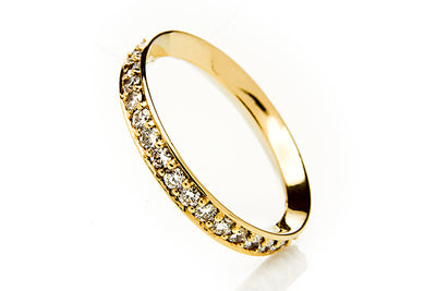 Eternal Full Diamond Ethical Gold Eternity Wedding Ring