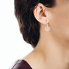 Heart Filigree Earrings. Silver
