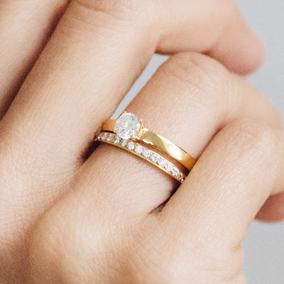 Aurora Ethical Diamond Engagement Ring, 18ct Fairtrade Gold