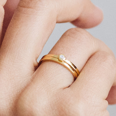 Tranquility Ethical Diamond Engagement Ring, 18ct Fairtrade Gold