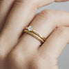 Athena Ethical Diamond Gold Solitaire Engagement Ring, 0.2ct Ready to Go