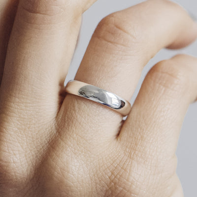 Court Ethical Platinum Wedding Ring, Medium 6