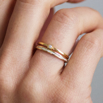 Peace Ethical Diamond Platinum Engagement Ring