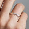 D Shape Diamond Flower Ethical Platinum Wedding Ring  3