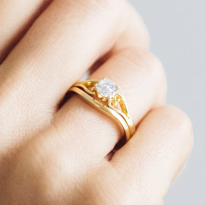 Accademia Ethical Wedding Ring, Platinum
